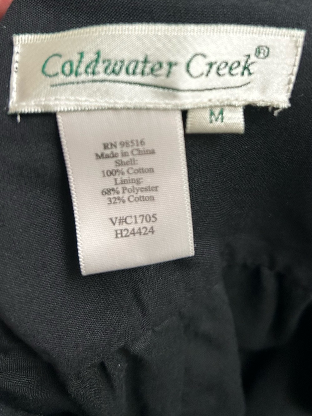 Coldwater Creek Black & White Printed A-Line Skirt - Picture 6 of 9